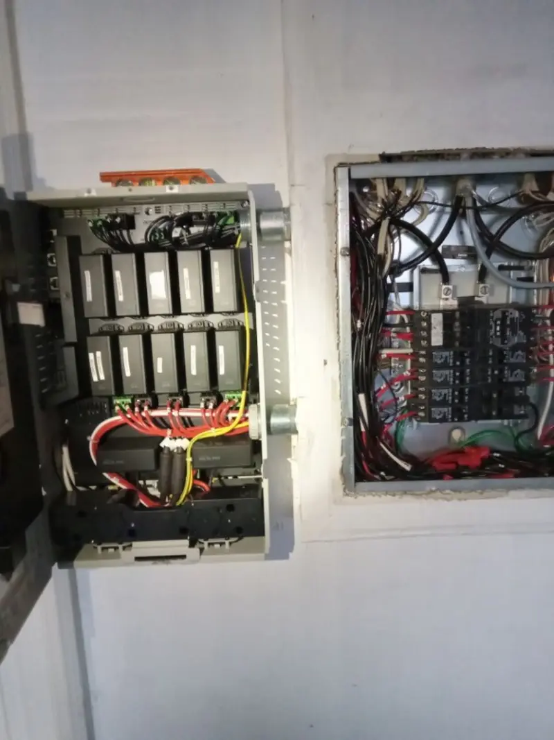 Electrical panel upgrade completed for Ring Doorbell Installation in Fulshear